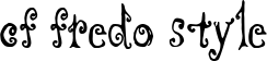 CF Fredo Style font